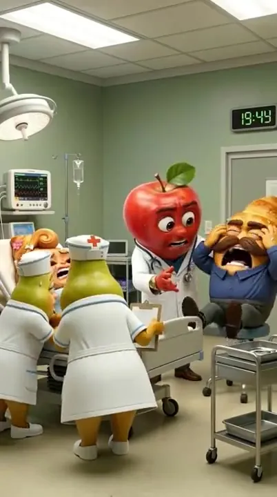 A scene from The Croffle Guys AI storyline series