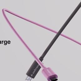 Ambrane charging cable, frame from the 3D product animation