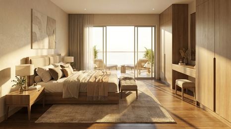 Luxury Apartment — Arkade Builders: bedroom