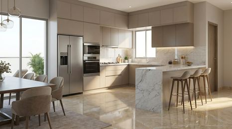 Luxury Apartment — Arkade Builders: kitchen