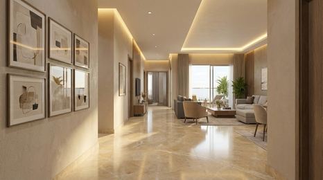 Luxury Apartment — Arkade Builders: hallway