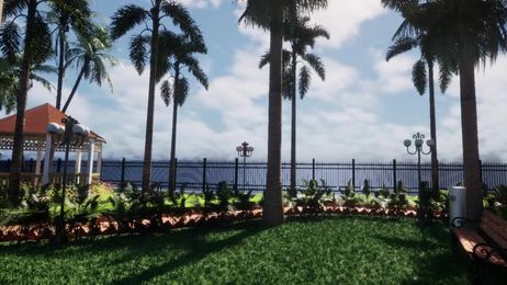 Garden Walkthrough: sea view